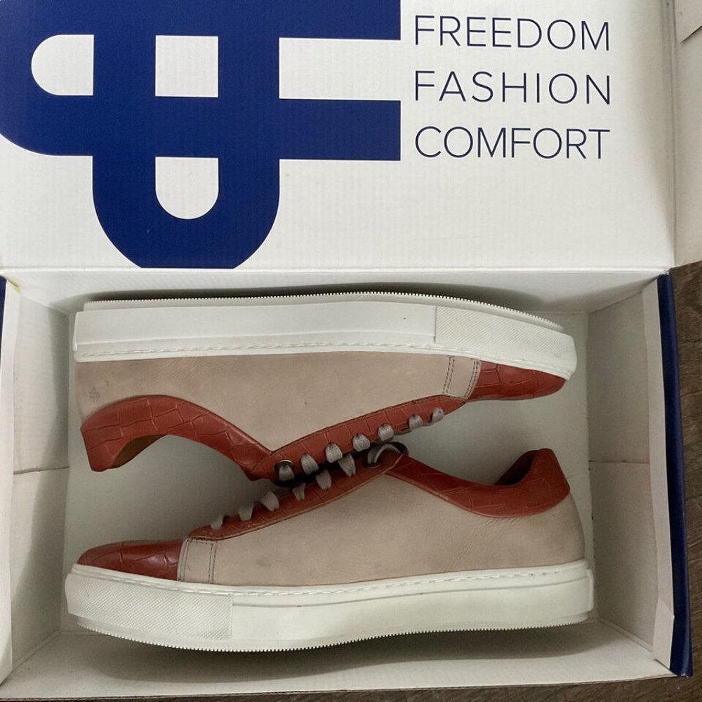 NEW Brothers United Men's Leather Luxury Sophisticated Exotic LaceUp Sneakers 13